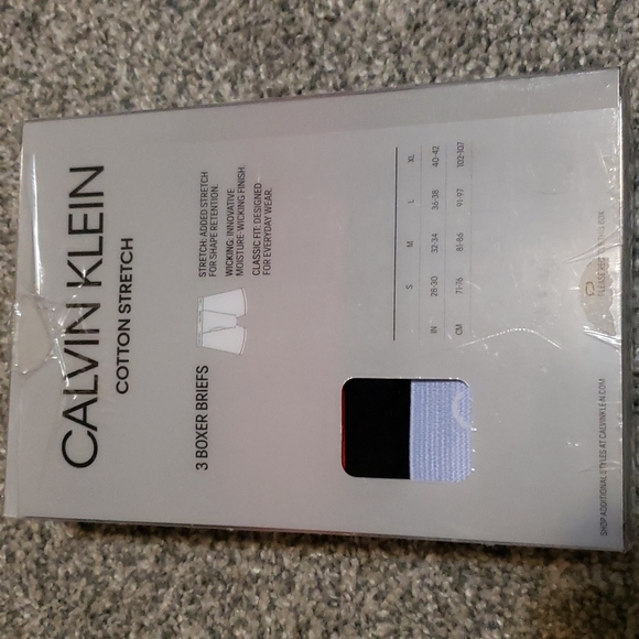 *Men's CK Cotton Stretch Boxer Briefs - Picture 3 of 6